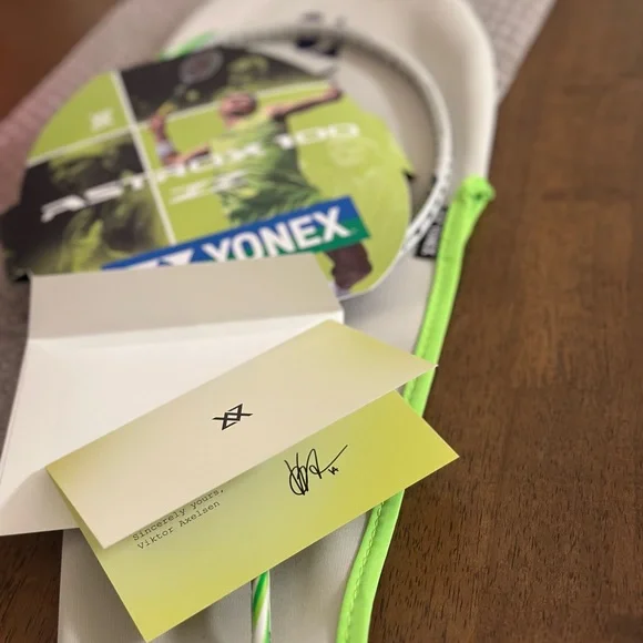 Yonex Astrox Racket - Lime and White - Picture 2 of 5